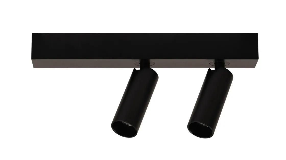 Antidark Kjøkkenbelysning Tak|Spotter & Skinner<A block slim dobbel spot med base 2700K 2 x 9,1 Watt - Dimbar