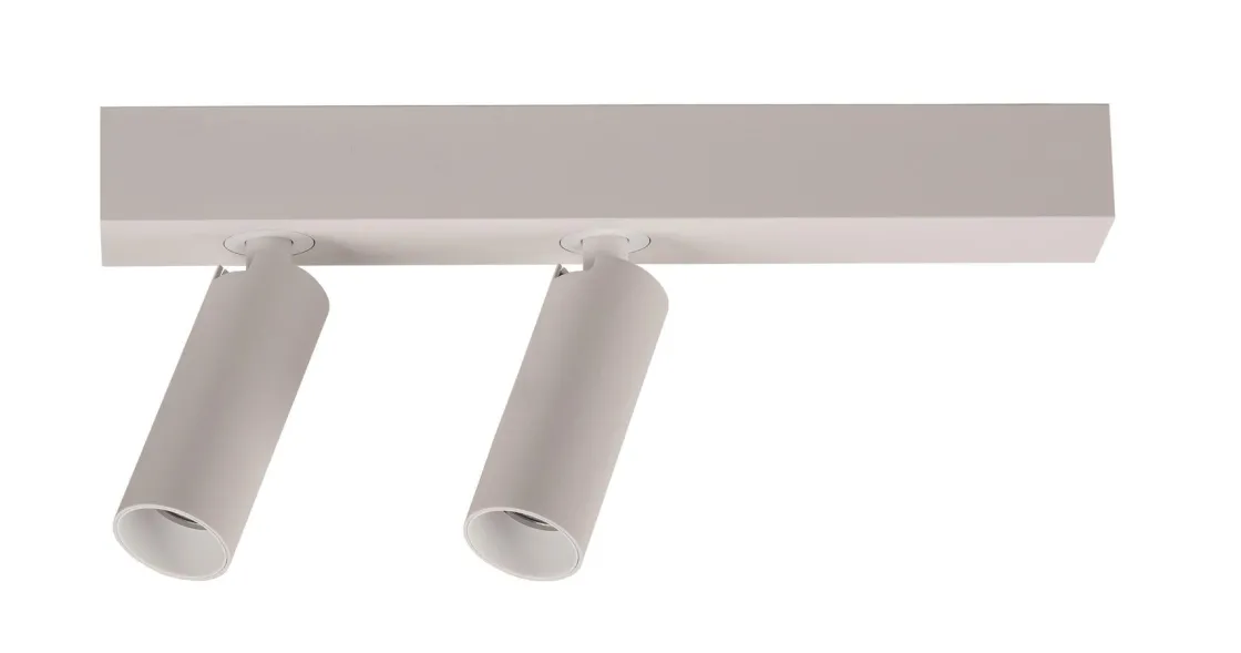 Antidark Kjøkkenbelysning Tak|Spotter & Skinner<A block slim dobbel spot med base 2700K 2 x 9,1 Watt - Dimbar