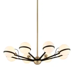 Hudson Valley Kjøkkenbelysning Tak|Lysekroner<Ace Lysekrone - Matt Gull - Ø96cm