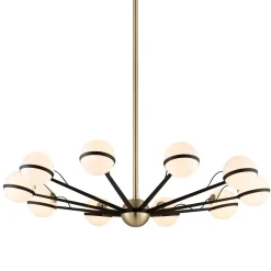 Hudson Valley Kjøkkenbelysning Tak|Lysekroner<Ace Lysekrone - Matt Gull - Ø130cm