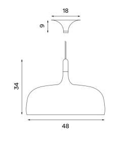 Northern Kjøkkenbelysning Tak|Takpendler<Acorn takpendel