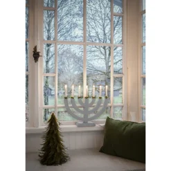 Konstsmide Adventsstaker<Adventsstake 7 armet - Grå