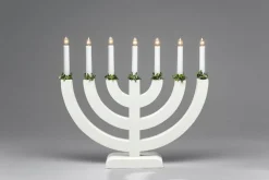 Konstsmide Adventsstaker<Adventsstake 7 armet - Hvit