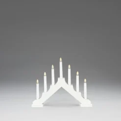 Konstsmide Adventsstaker|Julebelysning På Batteri<Adventsstake 7 lys på batteri -