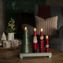 Konstsmide Adventsstaker<Adventsstake Nisse