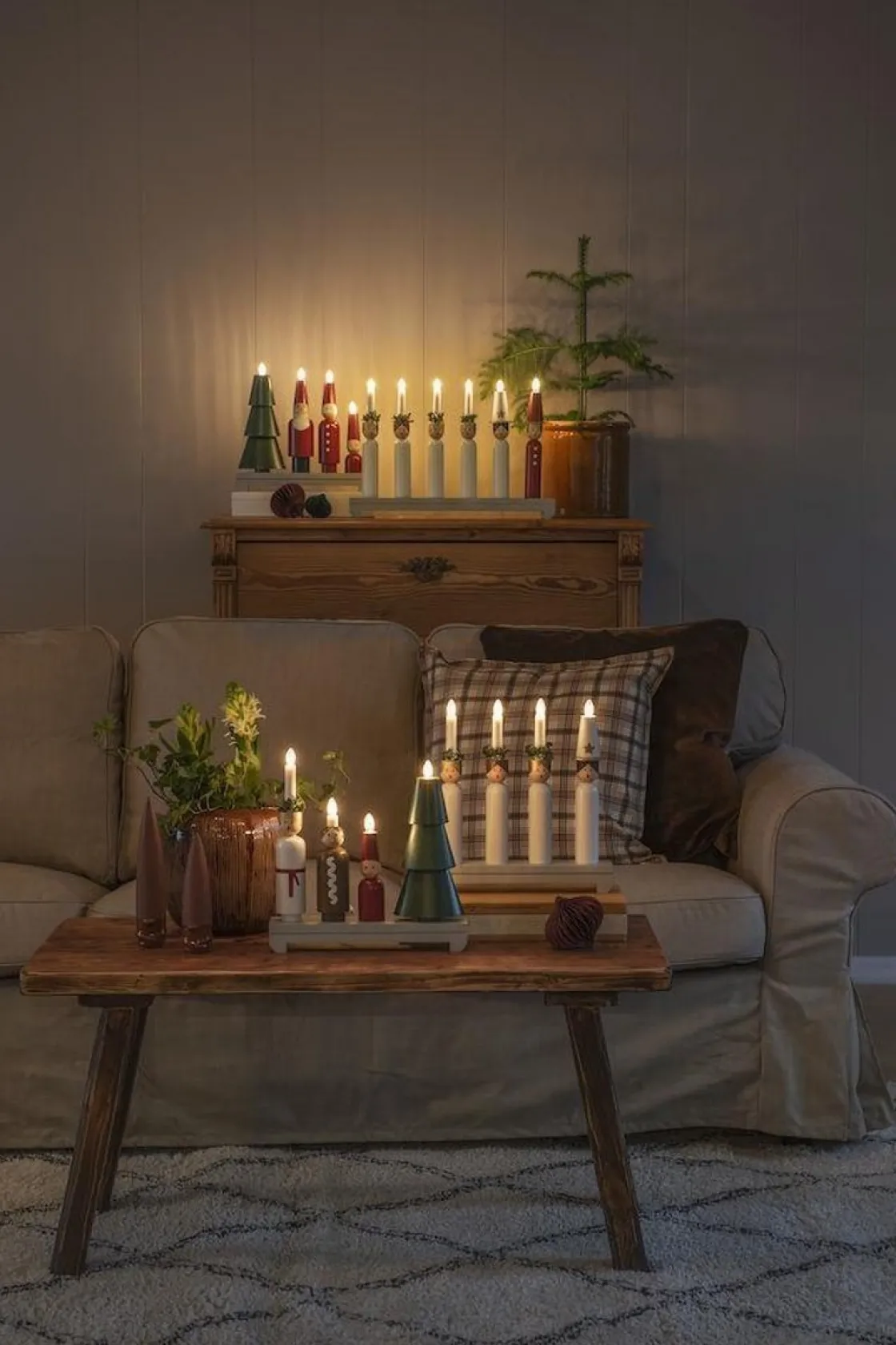 Konstsmide Adventsstaker<Adventsstake Nisse