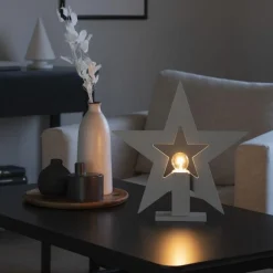 Konstsmide Adventsstjerner<Adventsstjerne på fot 35 cm