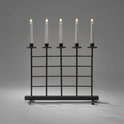 Konstsmide Adventsstaker<Adventstake 5 armet metall