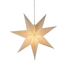 Konstsmide Adventsstjerner<Adventstjerne 60 cm med broderi