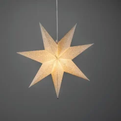 Konstsmide Adventsstjerner<Adventstjerne 60 cm med broderi