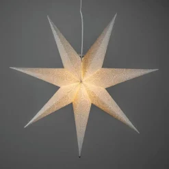 Konstsmide Adventsstjerner<Adventstjerne 80 cm med broderi