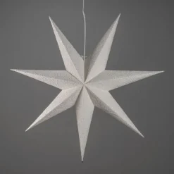 Konstsmide Adventsstjerner<Adventstjerne 80 cm med broderi