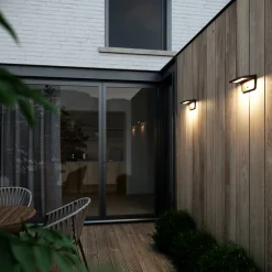 Nordlux Solcellebelysning|Utelamper Med Opp/Ned Lys<Agena vegglampe solcelle med bevegelsessensor -