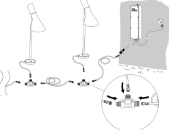 Louis Poulsen Pullert|Louis Poulsen<AJ Garden Pullert med spyd H:50cm - Påbygg