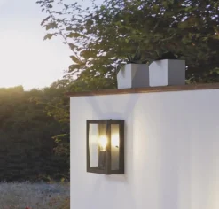 Eglo Utelamper - Veggskjold / Plafond<Alamonte vegglampe IP44 -