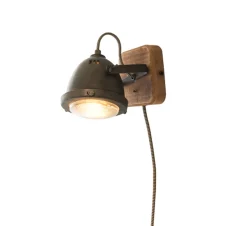Aneta Lighting Leselamper<Alaska vegglampe metall/