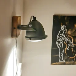 Aneta Lighting Leselamper<Alaska vegglampe metall/