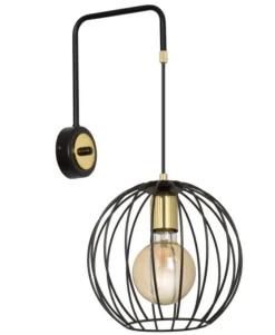 Emibig Interiørlamper<Albio vegglampe - Svart/Gullfarget