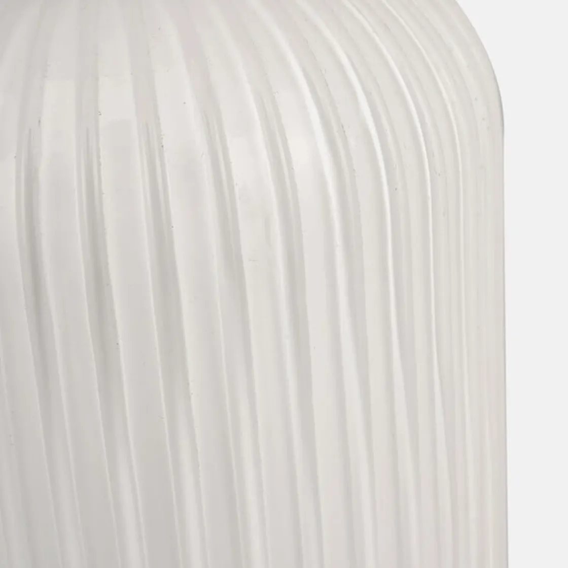 Pacific Lifestyle Kjøkkenbelysning Tak|Takpendler<Alessia takpendel 15 cm ribbet glass - Opal/Messingfarget