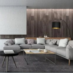 Nowodvorski Interiørlamper Gulv<Alice gulvlampe - Svart/Gullfarget