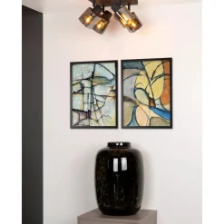 Lucide Kjøkkenbelysning Tak|Taklamper / Takplafonder<Alion Taklampe 4 - Røykfarget/Svart