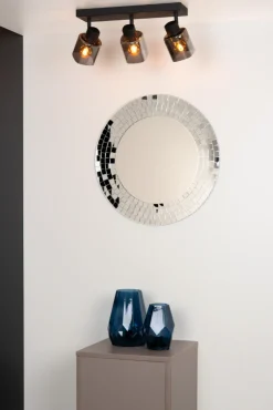 Lucide Kjøkkenbelysning Tak|Spotter & Skinner<Alion taklampe 3 - Røykfarget/Svart