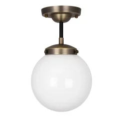 Globen Lighting Kjøkkenbelysning Tak|Taklamper / Takplafonder<Ally Plafond IP44 - Antikk