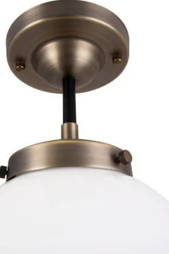 Globen Lighting Kjøkkenbelysning Tak|Taklamper / Takplafonder<Ally Plafond IP44 - Antikk