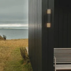 Nordlux Lightup-Pris|Utelamper Til Kystområder<Aludra dobbel vegglampe seaside IP54