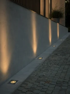 Nordlux Uplights<Andor uplight firkantert nedgravingsspot IP67 GU10 -