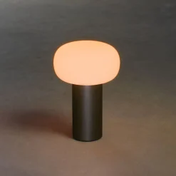 Konstsmide Oppladbare Bordlamper<Antibes oppladbar bordlampe 2700/3000/4000K og RGB IP54 Dimbar - grå