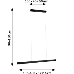 Paulmann Kjøkkenbelysning Tak|Takpendler<Aptare takpendel uttrekkbar 16,5W 2700 Kelvin