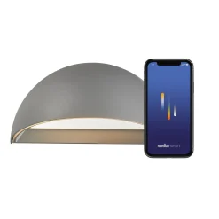 Nordlux Utelamper - Veggskjold / Plafond|Nordlux<Arcus smart vegglampe utendørs - Grå