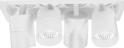 NorDesign Kjøkkenbelysning Tak|Spotter & Skinner<Aria mini flex K4 downlight justerbar 4x5W 2700K RA90 Dimbar -