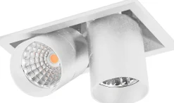 NorDesign Kjøkkenbelysning Tak|Spotter & Skinner<Aria mini flex K2 downlight justerbar 2x5W 30000K RA90 Dimbar -