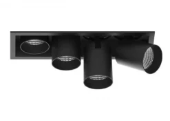 NorDesign Kjøkkenbelysning Tak|Spotter & Skinner<Aria mini flex K4 downlight justerbar 4x5W 2700K RA90 Dimbar -