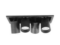 NorDesign Kjøkkenbelysning Tak|Spotter & Skinner<Aria mini flex K4 downlight justerbar 4x5W 2700K RA90 Dimbar -