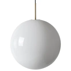 Hadeland Glassverk Kjøkkenbelysning Tak|Takpendler<Arkivlampe 4014 - 50 cm - Hvit - Messing