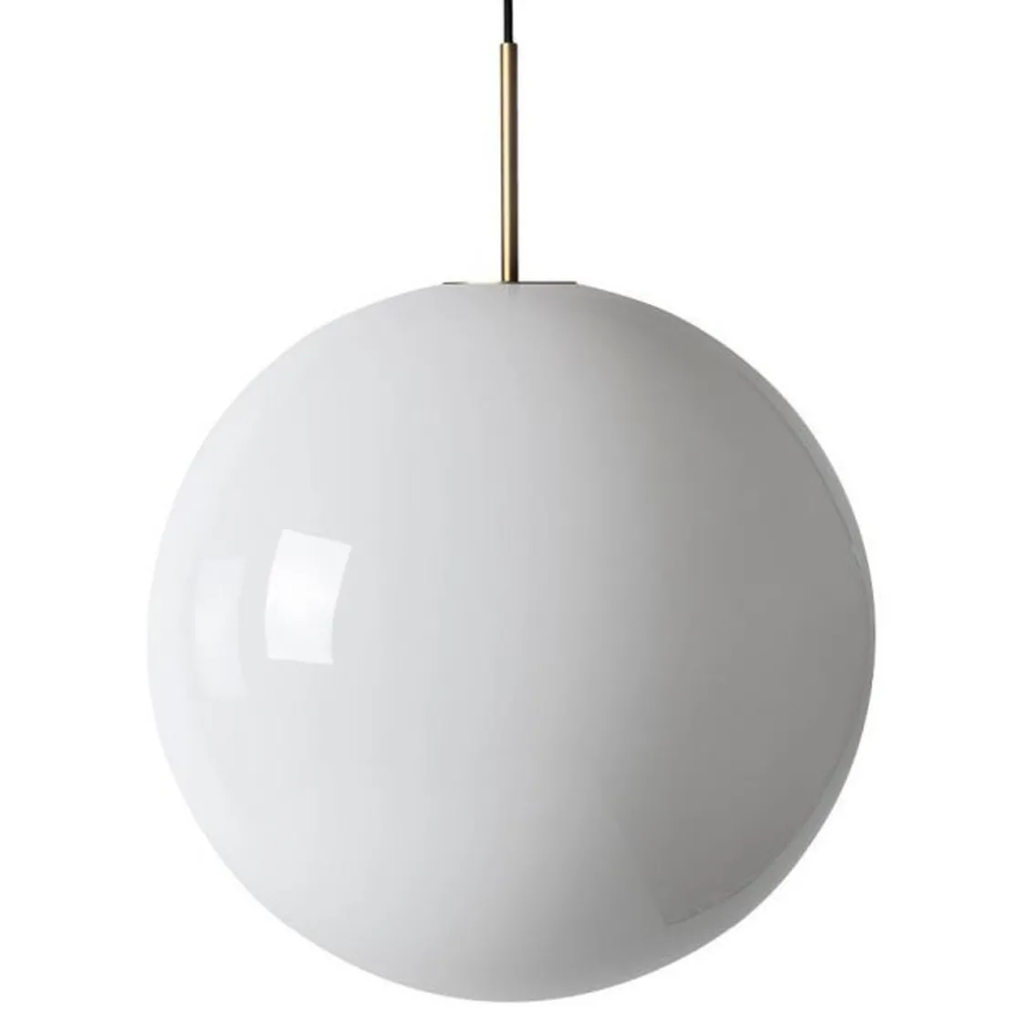 Hadeland Glassverk Kjøkkenbelysning Tak|Takpendler<Arkivlampe 4014 - 50 cm - Hvit - Messing