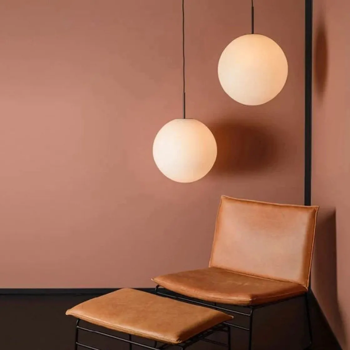 Hadeland Glassverk Kjøkkenbelysning Tak|Takpendler<Arkivlampe 4014 - 50 cm - - Sort