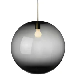 Hadeland Glassverk Kjøkkenbelysning Tak|Takpendler<Arkivlampe 4014 50 cm - Grå - Messing