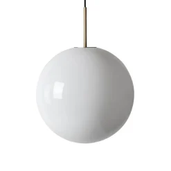 Hadeland Glassverk Kjøkkenbelysning Tak|Takpendler<Arkivlampe 4014 40 cm - Hvit - Messing