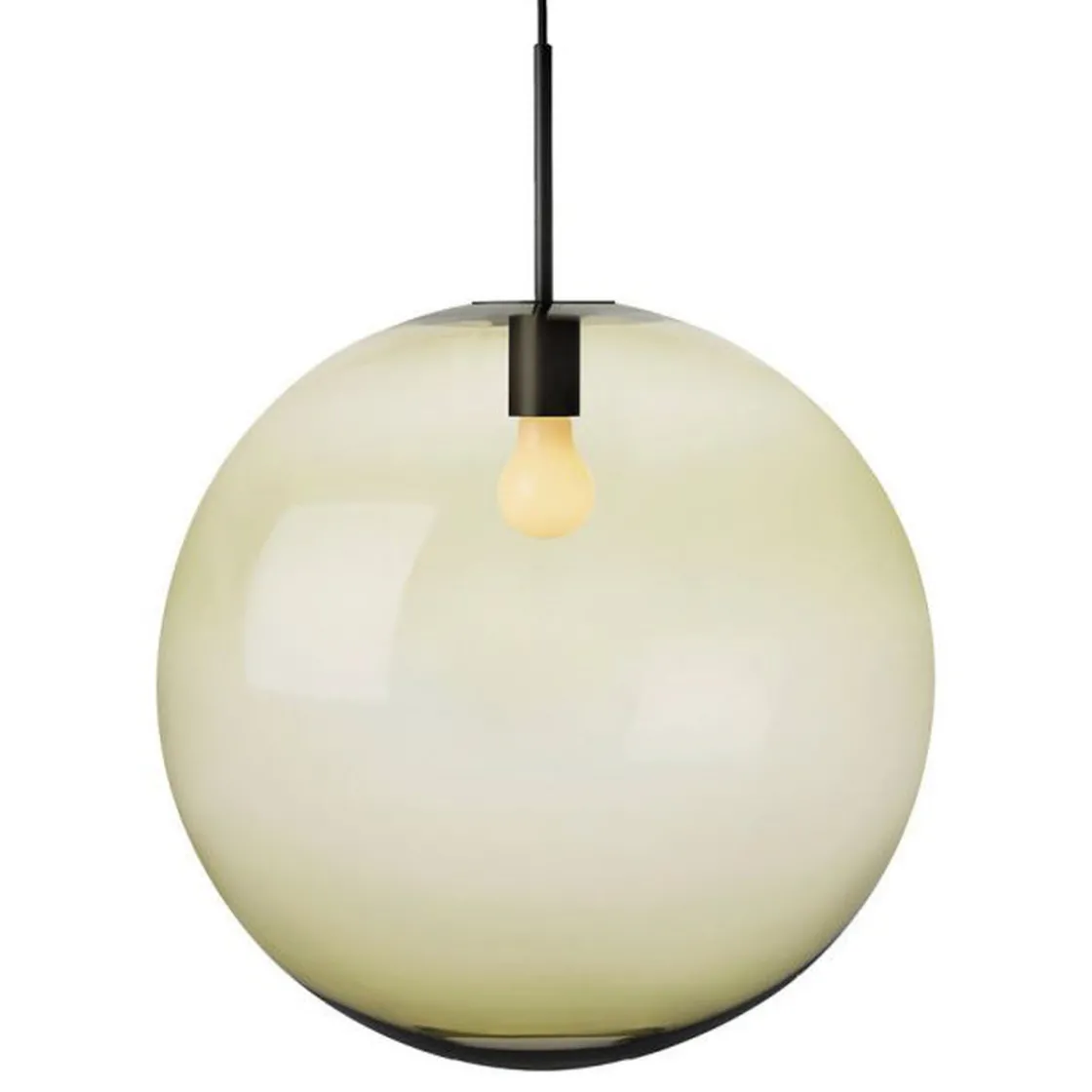 Hadeland Glassverk Kjøkkenbelysning Tak|Takpendler<Arkivlampe 4014 50 cm - Oliven - Sort