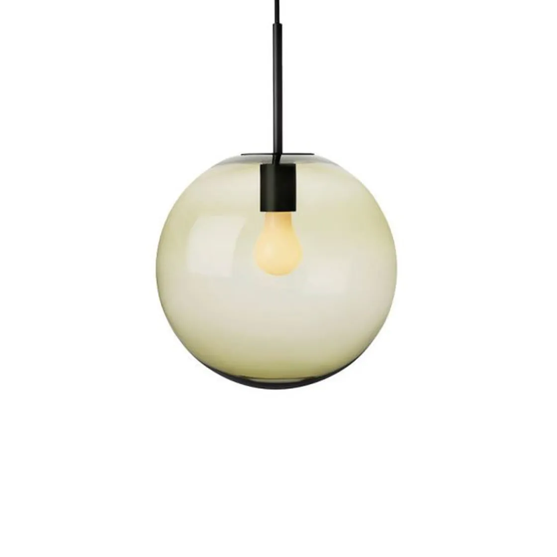 Hadeland Glassverk Kjøkkenbelysning Tak|Takpendler<Arkivlampe 4014 30 cm - Oliven - Sort