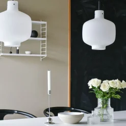 Hadeland Glassverk Kjøkkenbelysning Tak|Takpendler<Arkivlampe 4180 - Large - Matt - Matt Sort