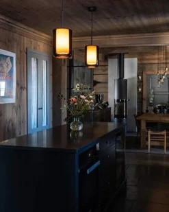 Hadeland Glassverk Kjøkkenbelysning Tak|Takpendler<Arkivlampe 4245 - Sort