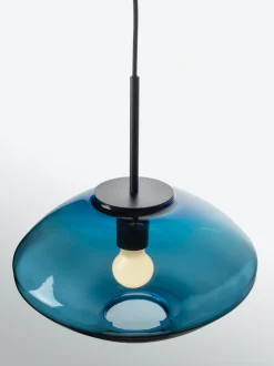 Hadeland Glassverk Kjøkkenbelysning Tak|Takpendler<Arkivlampe 4280 - Stålblå - Sort