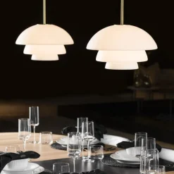 Hadeland Glassverk Kjøkkenbelysning Tak|Takpendler<Arkivlampe 4006 Large - - Sort