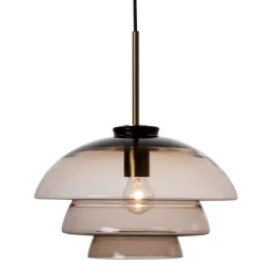 Hadeland Glassverk Kjøkkenbelysning Tak|Takpendler<Arkivlampe 4006 Large - Kakao - Matt Messing