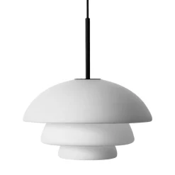 Hadeland Glassverk Kjøkkenbelysning Tak|Takpendler<Arkivlampe 4006 Large - Matt Hvit - Sort